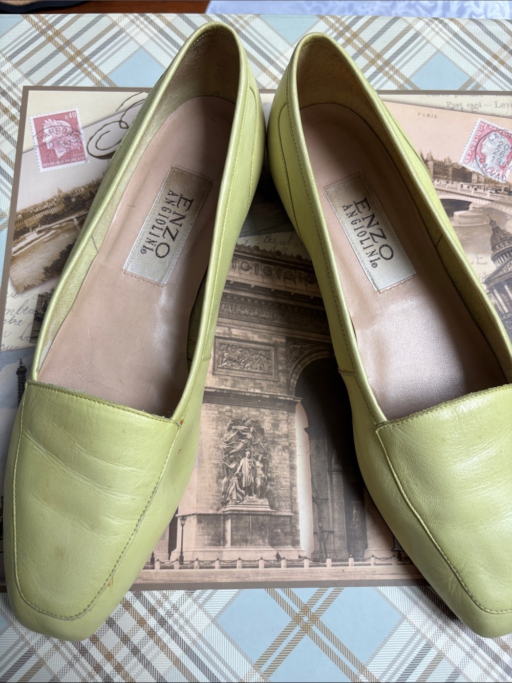 Enzo Angiolini Liberty Flats 8.5 M Vibrant Lime Green - Picture 4 of 10